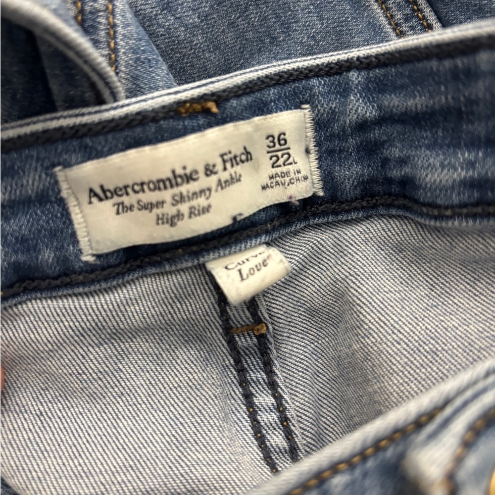 Abercrombie & Fitch Blue Denim Jeans